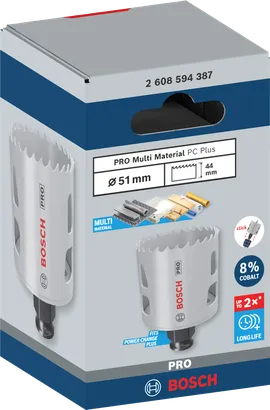 Bosch51 毫米 PRO 多材料孔鋸。